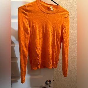 Like New Tory Burch Orange Cashmere Sweater
